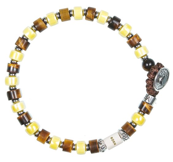 Armband Gerba Herr Born in Stahl Pietre dure BORN 19 - BORN 19